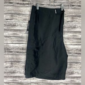 NWT Black Hurley Swimming Trunks - Size 40x22
